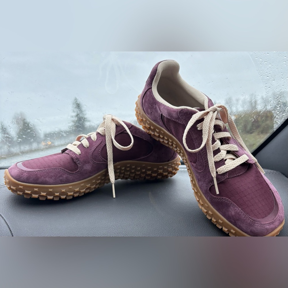 Merrell Women's Burgundy Suede Trail Sneaker - Picture 5 of 12